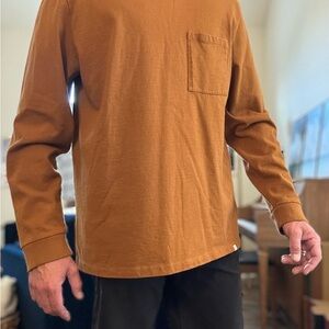 Madewell Men's Copper Long Sleeve Tee